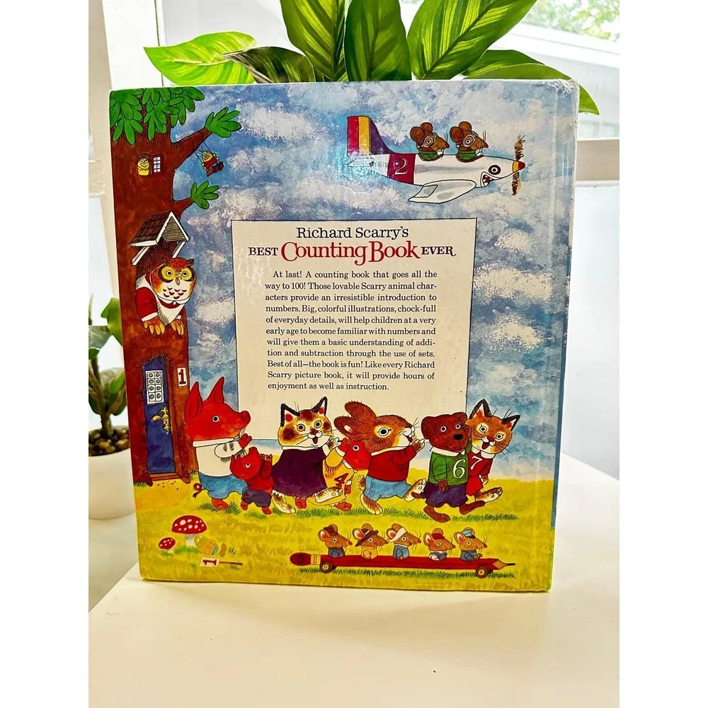 Richard Scarry 1975 Best Counting Book Ever • Vintage‎ Kids Learning Hardcover